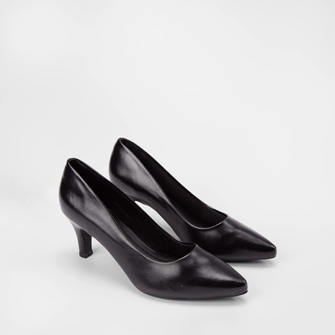 Scarpin Feminino Penélope Salto Médio Preto