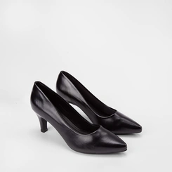 Scarpin Feminino Penélope Salto Médio Preto