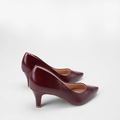 Scarpin Feminino Penélope Salto Médio Vinho