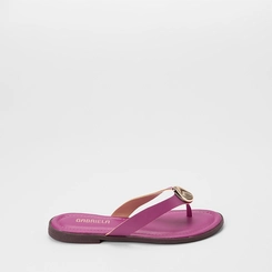 Rasteira Feminina Gabriela Detalhe Bold Roxo
