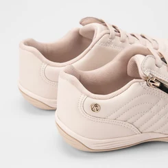 Tênis Casual Feminino Kolosh com Palmilha Conforto Nude
