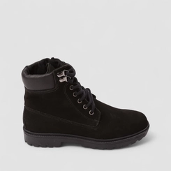 Bota Coturno Masculino Bow River Nobuck Zíper Preto