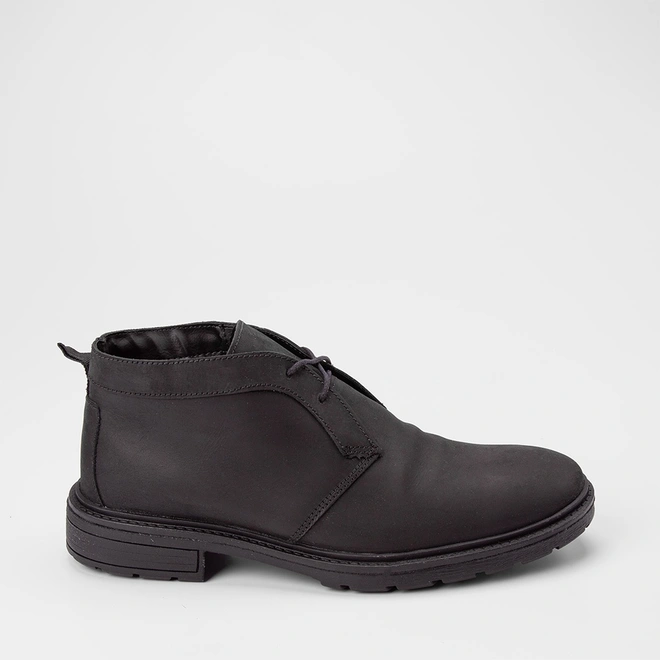 Bota Masculina Bow River Nobuck & Couro Preto