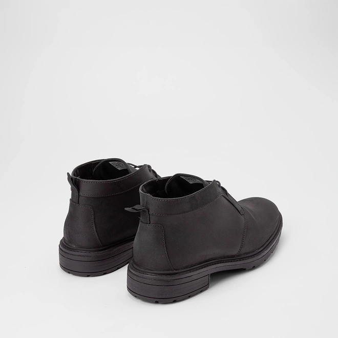 Bota Masculina Bow River Nobuck & Couro Preto