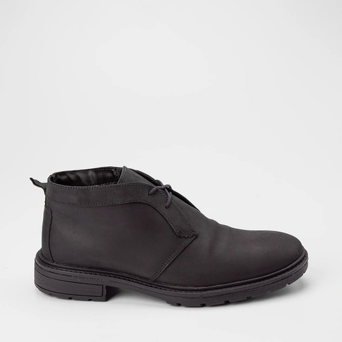 Bota Masculina Bow River Nobuck & Couro Preto