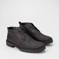 Bota Masculina Bow River Nobuck & Couro Preto