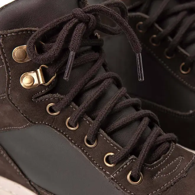 Bota Coturno Masculina Bow River Couro Recorte Nobuck Marrom