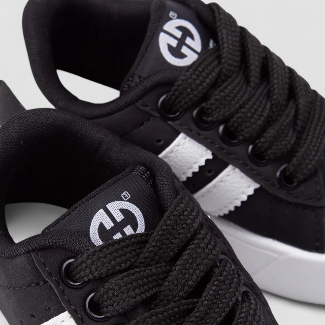Tênis Casual Bebê Ollie Originals Recorte Lateral Nobuck Preto