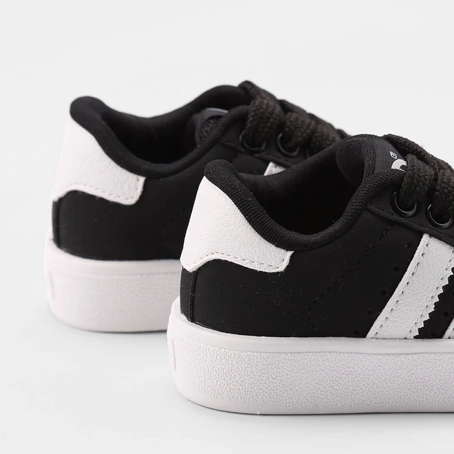 Tênis Casual Bebê Ollie Originals Recorte Lateral Nobuck Preto