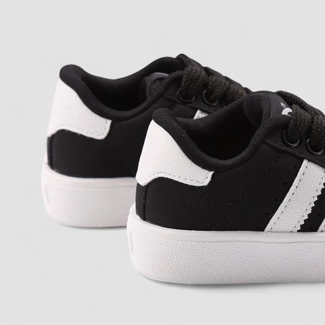 Tênis Casual Bebê Ollie Originals Recorte Lateral Nobuck Preto