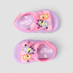 Sandália Papete Bebê Grendene Kids Bluey Rosa & Lilás
