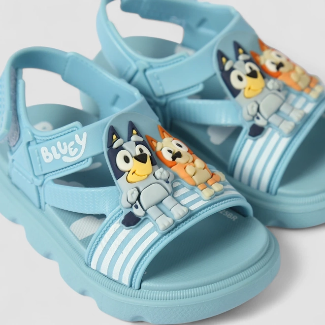 Sandália Bebê Grendene Kids Bluey & Bingo Azul
