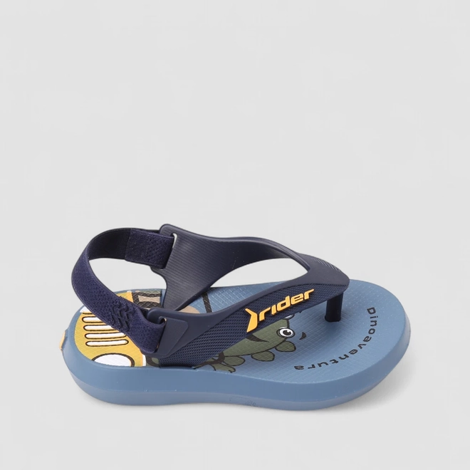 Chinelo Rider Infantil Dinossauro Azul