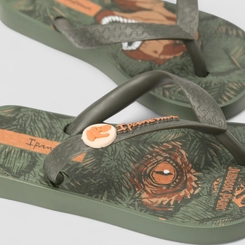Chinelo Infantil Ipanema Jurassic Park Verde