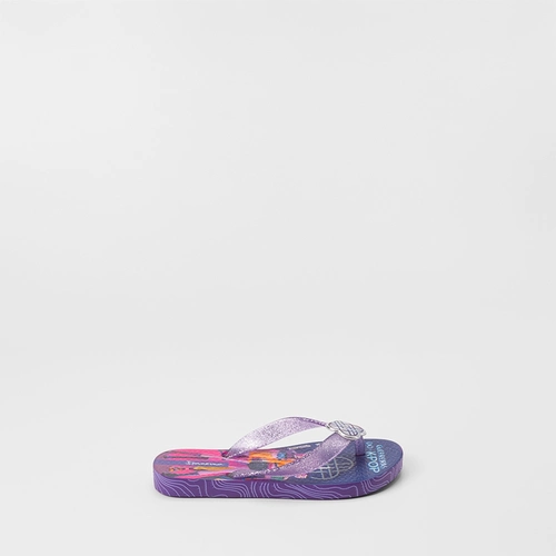 Chinelo Infantil Ipanema Guerreiras Do Kpop Glitter Roxo