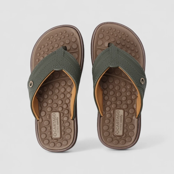 Chinelo Infantil Cartago Ultra Comfy Verde