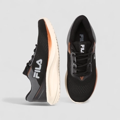 Tênis Esportivo Feminino Fila Original Metalizado Preto