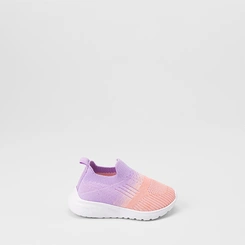 Slip On Bebê Sua Cia Calce Fácil Roxo & Rosa