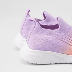 Slip On Bebê Sua Cia Calce Fácil Roxo & Rosa