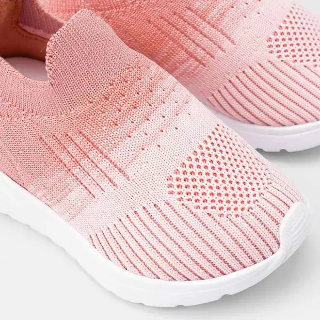 Slip On Bebê Sua Cia Calce Fácil Rosa