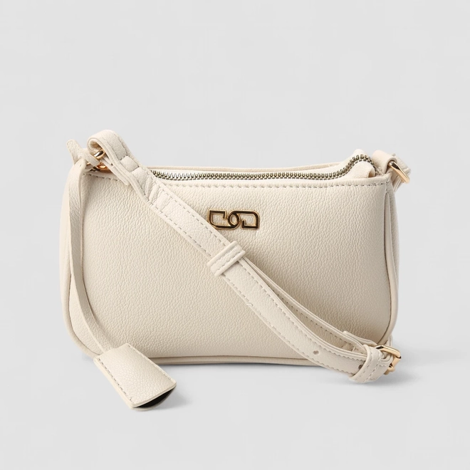 Bolsa Transversal Gabriela Pequena Off White