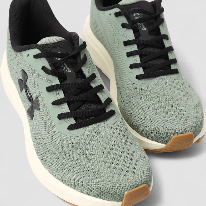 Tênis Esportivo Masculino Under Armour Charged Sunny Corrida Verde