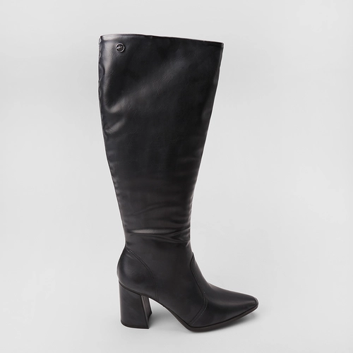 Bota Feminina Dakota Cano Alto Salto Bloco Preto