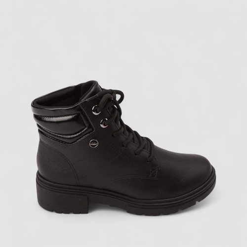 Coturno Feminino Dakota Couro Preto