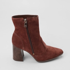 Ankle Boot Feminino Dakota Camurça Marrom