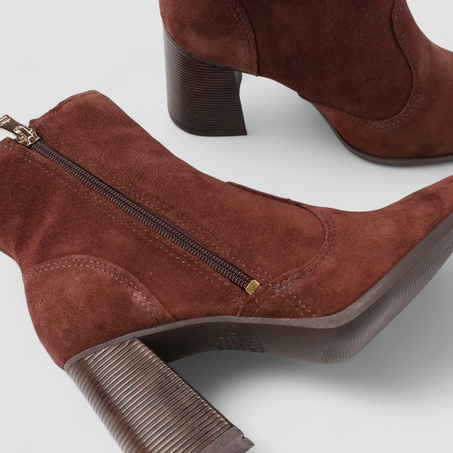 Ankle Boot Feminino Dakota Camurça Marrom
