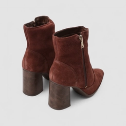 Ankle Boot Feminino Dakota Camurça Marrom