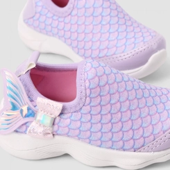 Tênis Casual Infantil Gabrielinha Cauda Sereia Lilás
