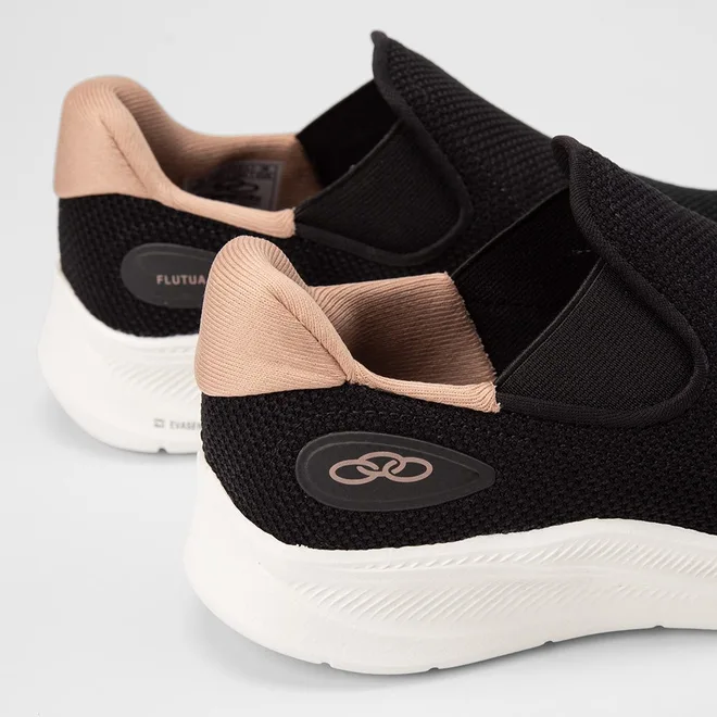 Slip On Feminino Olympikus Flutua 2 Original Preto