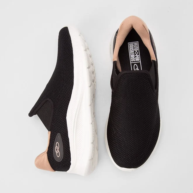 Slip On Feminino Olympikus Flutua 2 Original Preto