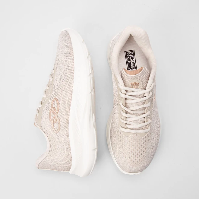 Tênis Esportivo Feminino Olympikus Original Venus 3 Off White