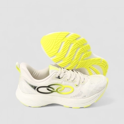 Tênis Esportivo Feminino Olympikus Mesh Neon Off White