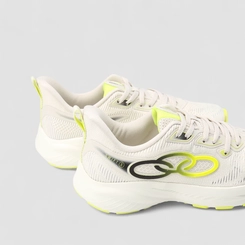 Tênis Esportivo Feminino Olympikus Mesh Neon Off White