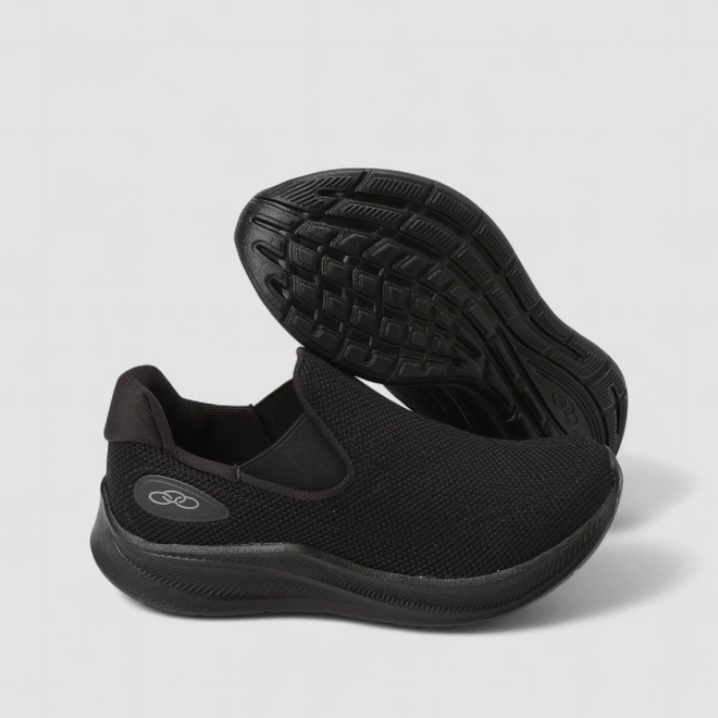 Tênis Esportivo Feminino Olympikus Slip On Preto