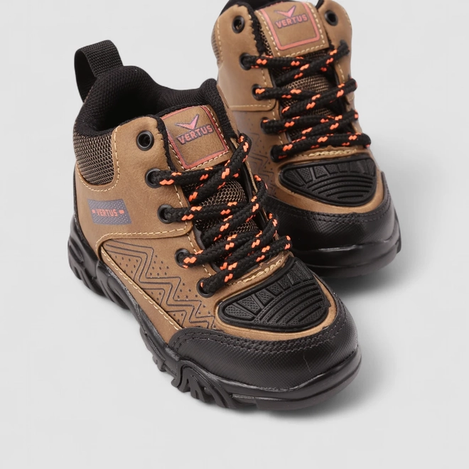Bota Coturno Infantil Vertus Adventure Mesh Marrom