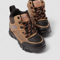 Bota Coturno Infantil Vertus Adventure Mesh Marrom