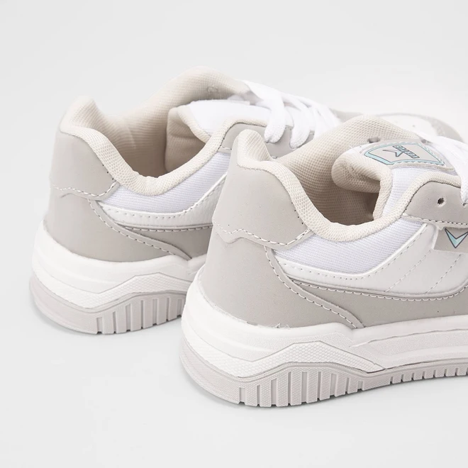 Tênis Casual Infantil Vertus Detalhe Recorte Branco