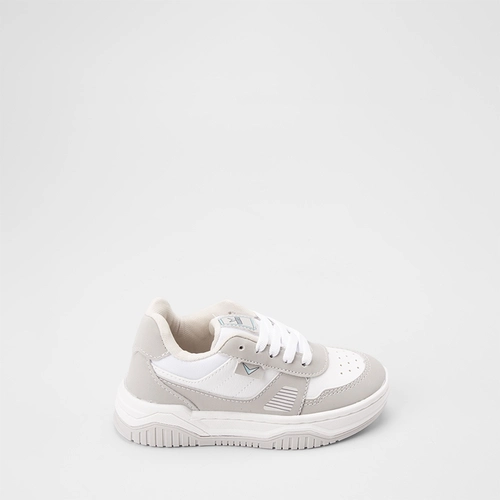 Tênis Casual Infantil Vertus Detalhe Recorte Branco