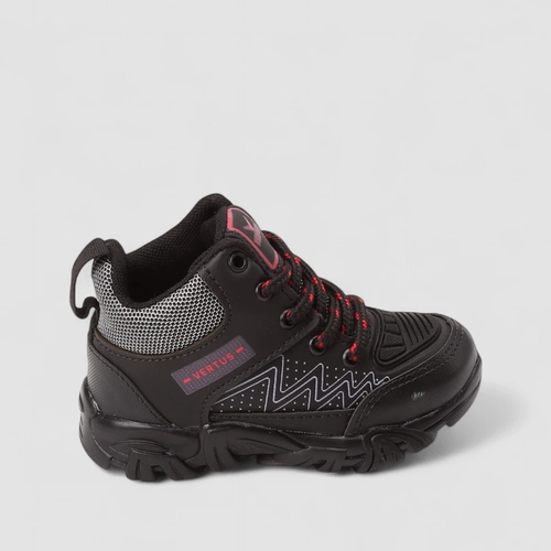 Bota Coturno Infantil Vertus Adventure Mesh Preto