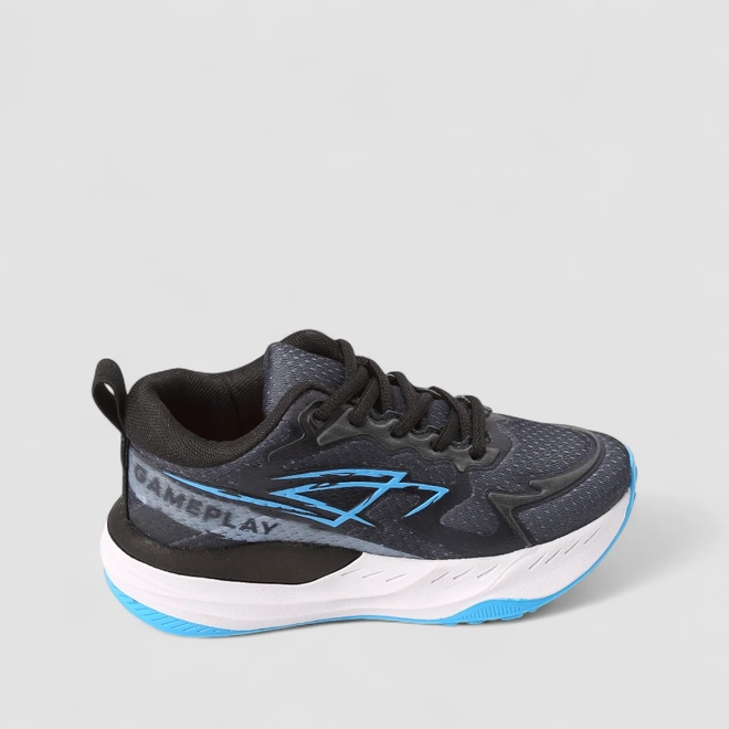 Tênis Casual Infantil Vertus Preto & Azul