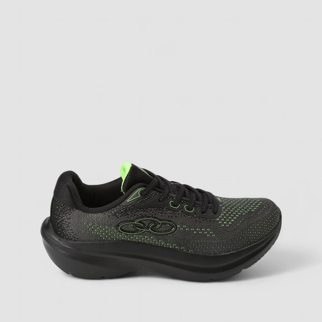 Tênis Esportivo Masculino Olympikus Soma 2 Preto & Verde