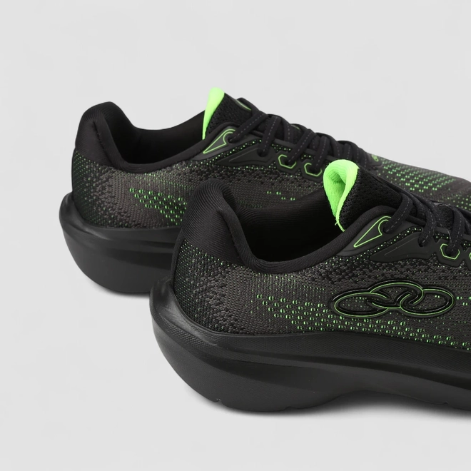 Tênis Esportivo Masculino Olympikus Soma 2 Preto & Verde