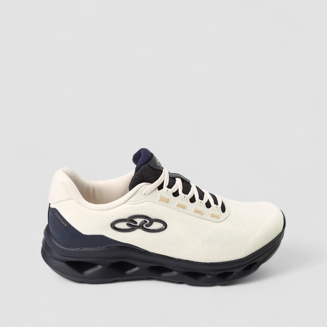 Tênis Esportivo Masculino Olympikus Elevado Original Off White & Marinho