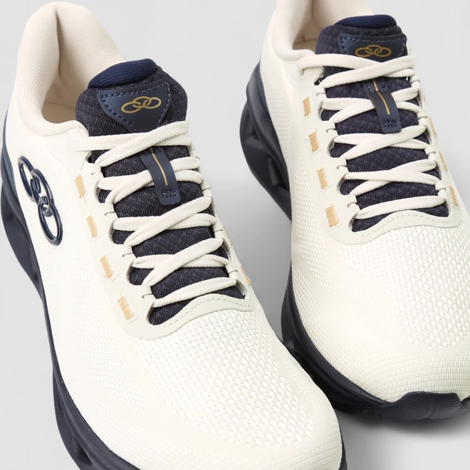 Tênis Esportivo Masculino Olympikus Elevado Original Off White & Marinho