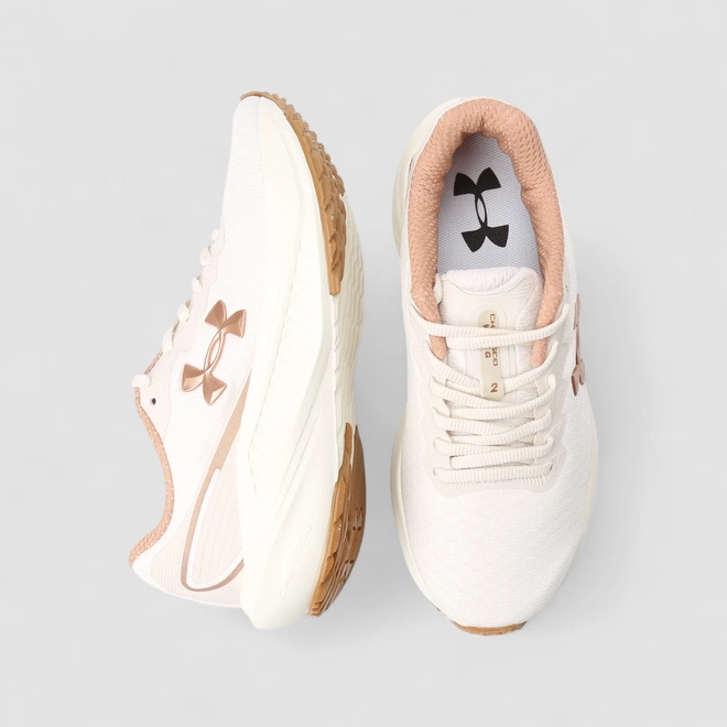 Tênis Esportivo Feminino Under Armour Charged Wing 2 Corrida Branco