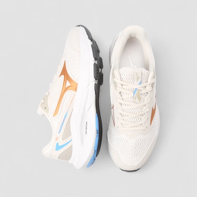 Tênis Esportivo Feminino Mizuno Hawk 6 Original Corrida Branco